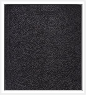 Black Book notebook cover